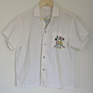 Vintage 80s Disney button down shirt